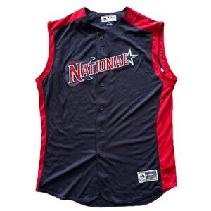 Majestic MLB 2019 All-Star Game National‎ League Sleeveless Jersey Size 48